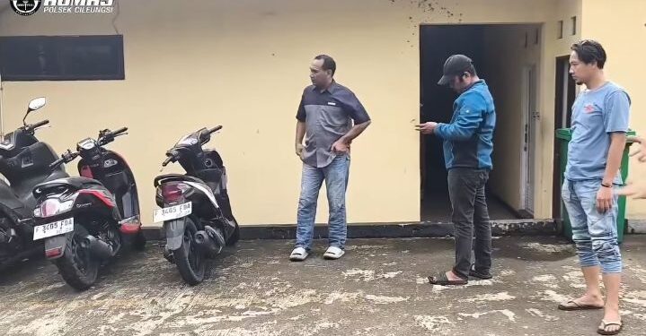 Lapak Besi Tua Digerebek! Polisi Amankan 5 Motor Curian