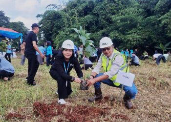 PPLI Dukung Program Satu Hektar Hutan Kota, Ikut Launching Penanaman Pohon di Klapanunggal