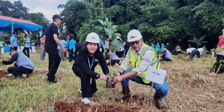 PPLI Dukung Program Satu Hektar Hutan Kota, Ikut Launching Penanaman Pohon di Klapanunggal