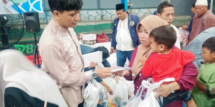 Erik Felany Wijaya Santuni 800 Anak Yatim dan Dhuafa di Cileungsi