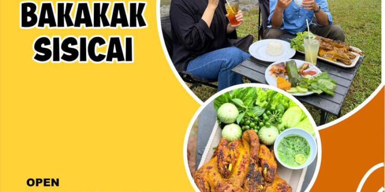 Bakakak Ayam Kampung Sisi Cai Cafe & Resto, Pelengkap Syahdu Sambil Camping