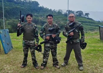 Seru-seruan Saat Lebaran, Tiris Pisan Village Hadirkan Wahana Paintball