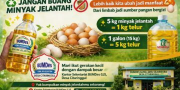 ‎Keren! BUMDes Citaringgul Ubah Limbah Jelantah Jadi Telur Bergizi, Begini Caranya!