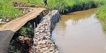Pemkab Bogor Tanggap Darurat, Bangun Bronjong di Kampung Pulo Pasca Jalan Tergerus