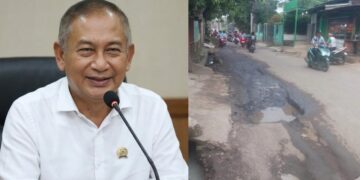 Jalan Raya KH Umar Rusak Parah, Dewan Beben: Saya Akan Sampaikan Ke DPUPR