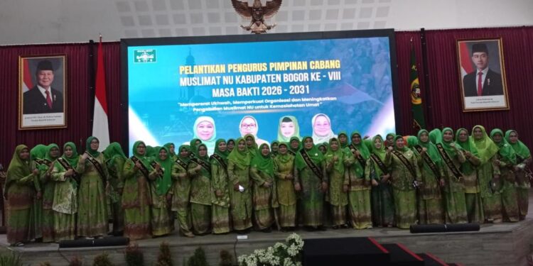 Muslimat NU Kabupaten Bogor Resmi Lantik Kepengurusan Baru