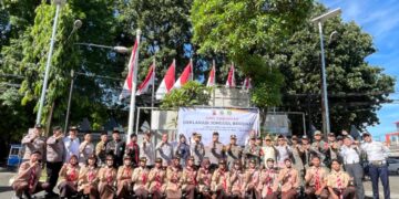 Jonggol Deklarasikan Kecamatan Bersih Narkoba Lewat Apel Gabungan