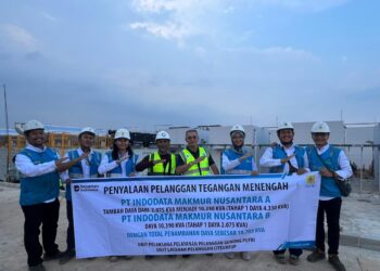 PLN Gunung Putri Pasok Listrik 18.705 kVA ke Data Center Salim Group