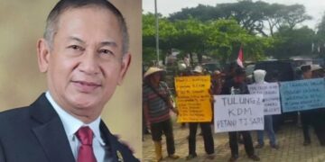 Ratusan Petani Tanjungsari Demo Soal Irigasi, Dewan Beben Janji Kawal Perbaikan hingga Tuntas