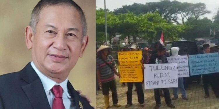 Ratusan Petani Tanjungsari Demo Soal Irigasi, Dewan Beben Janji Kawal Perbaikan hingga Tuntas