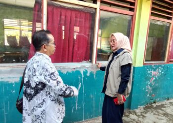 Jauh dari Standar, Bangunan SDN Tanjungsari 03 Butuh Perhatian Serius
