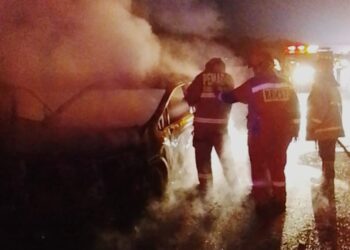 Korsleting Sensor AC, Expander Hangus Terbakar di Tol Jagorawi