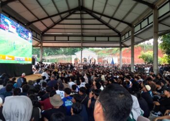 ‎Junsam Fasilitasi Nobar Persija vs Persib, Ribuan Bobotoh Bogor Timur Tumpah Ruah di Cileungsi