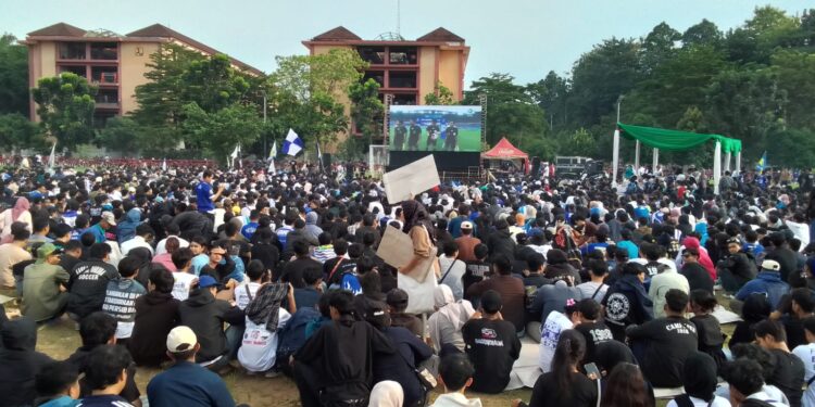 ‎Junsam Fasilitasi Nobar Akbar Persib di Stadion Mini Cileungsi, Ribuan Bobotoh Padati Lokasi‎