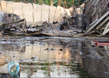 Gudang Oli di Karanggan Terbakar, Asdi: Belum Ada Izin