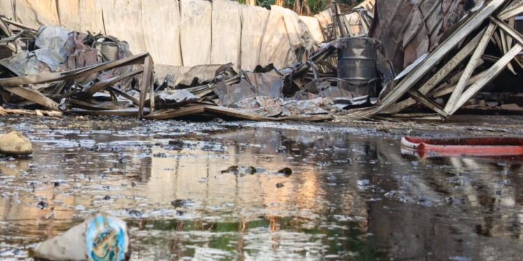 Gudang Oli di Karanggan Terbakar, Asdi: Belum Ada Izin