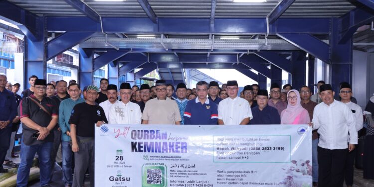 Iduladha 2026, Kemnaker Salurkan 38 Sapi dan 55 Kambing/Domba