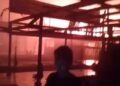 ‎Diduga Korsleting Listrik, Tiga Kios di Pasar Tohaga Parung Ludes Terbakar‎