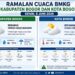‎BMKG: Bogor Didominasi Cuaca Berawan pada Senin, 8 Juni 2026‎