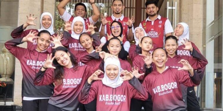 Dramatis, Tim Basket Putri Kabupaten Bogor Sabet Medali Emas POPWILDA Jabar 2026