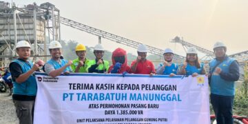 Dukung Sektor Konstruksi, PLN Gunung Putri Pasok Listrik 1.385 kVA ke PT Tarabatuh Manunggal di Bogor