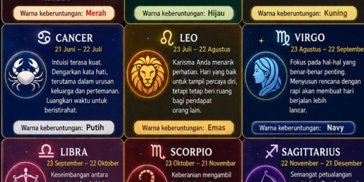 ‎Ramalan Zodiak Sabtu, 27 Juni 2026