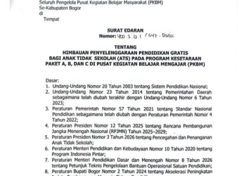 Dinas Pendidikan Minta PKBM Gratiskan Pendidikan Bagi ATS