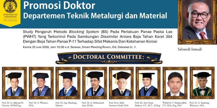 Inovasi Blocking System Karya Dr. Sabandi Ismadi Jadi Terobosan Teknologi Pengelasan Logam Berbeda