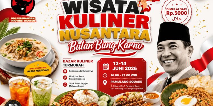 Gita Swarantika Gaungkan Semangat Bung Karno, Festival Kuliner Nusantara Jadi Panggung Kebangkitan UMKM Banten