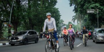 Jenal Mutaqin Ajak Warga Gowes Sambil Pantau Kondisi Jalur Sepeda di Kota Bogor