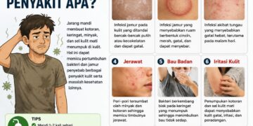 Jarang Mandi Tingkatkan Risiko Gangguan Kulit