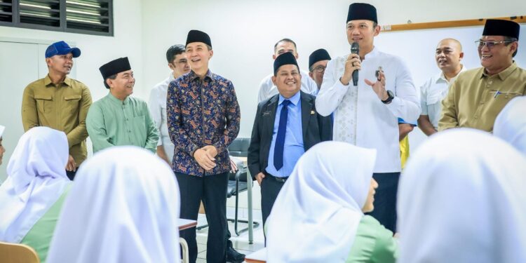AHY Tinjau Rehabilitasi MTsN 1 Kota Bogor, Progres Capai 95 Persen dan Segera Rampung