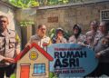 Wujud Kepedulian, Polres Bogor Renovasi Rumah Warakawuri di Citeureup