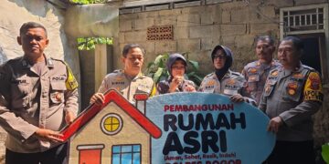 Wujud Kepedulian, Polres Bogor Renovasi Rumah Warakawuri di Citeureup