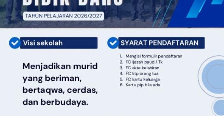 SDN Selawangi 05 Buka Penerimaan Peserta Didik Baru Tahun Ajaran 2026/2027