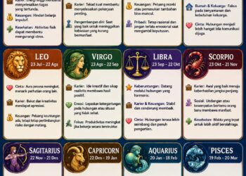 Ramalan Zodiak Sabtu, 13 Juni 2026