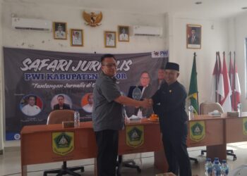 Safari Jurnalis Ke-3 PWI Kabupaten Bogor di Sukajaya, Dorong Literasi Media