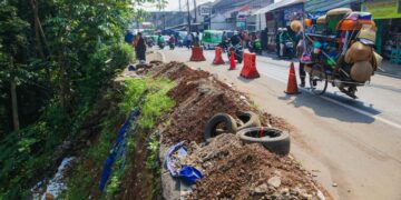 Pemprov Jabar Mulai Perbaiki DPT Longsor di Jalan Kebon Pedes Bogor, Ditargetkan Rampung 150 Hari