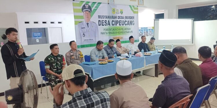 Panitia Pengisian Anggota BPD Desa Cipeucang Resmi Dibentuk
