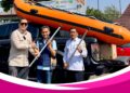Gunakan Dana Pribadi, Ketua Komisi I DPRD Kabupaten Bogor Serahkan Perahu Karet untuk Penanganan Banjir di Cibinong