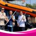 ‎Gunakan Dana Pribadi, Ketua Komisi I DPRD Kabupaten Bogor Serahkan Perahu Karet untuk Penanganan Banjir di Cibinong‎