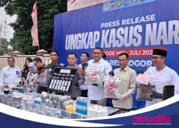 Polres Bogor Ungkap 74 Kasus Narkoba dalam Tiga Bulan, 95 Tersangka Diamankan