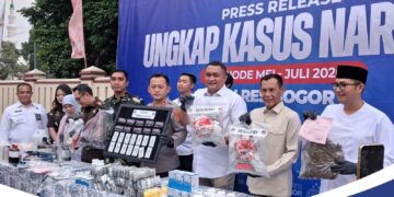 Polres Bogor Ungkap 74 Kasus Narkoba dalam Tiga Bulan, 95 Tersangka Diamankan
