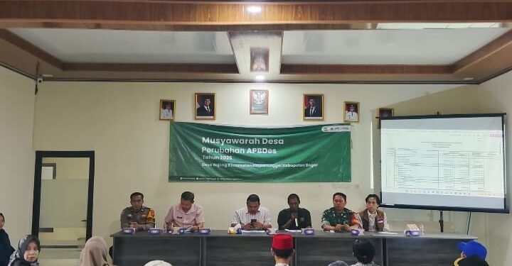 Pemdes Bojong Fokus Sesuaikan Anggaran dengan Kebutuhan Warga