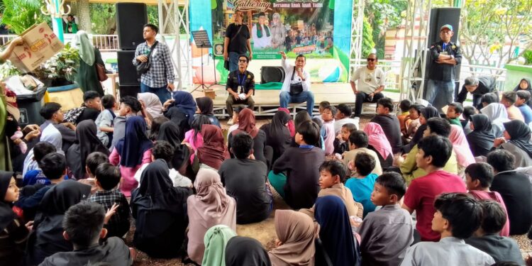 Ratusan Anak Yatim Family Gathering Tahunan Bersama Junsam