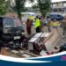 Sedang Belajar, Mobil Pick Up Tabrak Pesepeda dan Pedagang di Pakansari