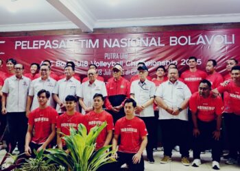 PBVSI Lepas Timnas Voli Putra Senior dan U-18, Target Pertahankan Gelar hingga Tembus Empat Besar Asia