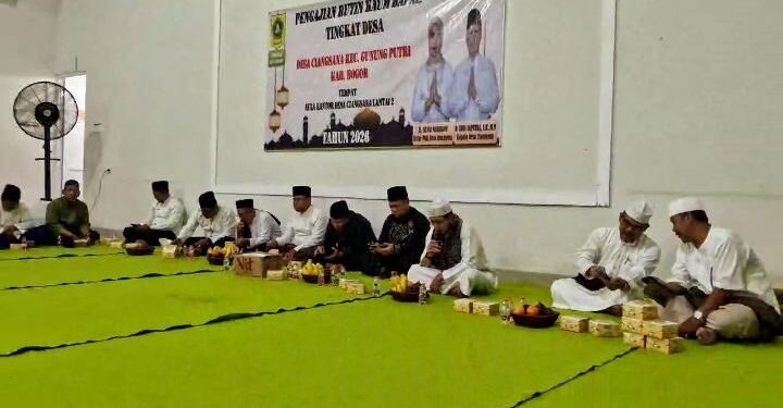 Pengajian Rutin Bulanan Kaum Bapak, Pemdes Ciangsana Perkuat Nilai Religius dan Kebersamaan Warga