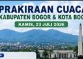 Prakiraan Cuaca Bogor Kamis 23 Juli 2026, Waspada Perubahan Cuaca