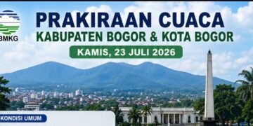 Prakiraan Cuaca Bogor Kamis 23 Juli 2026, Waspada Perubahan Cuaca